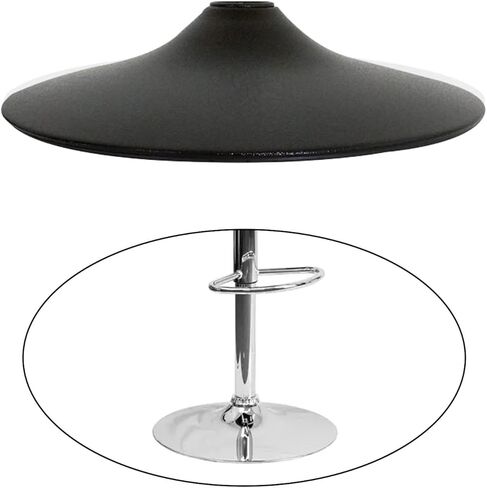 استبدال حانة البراز لوحة تركيب قاعدة - الحديد المعدني قوي لكراسي غرفة الطعام - سهلة تثبيت الأسود 41 سم in Kuwait