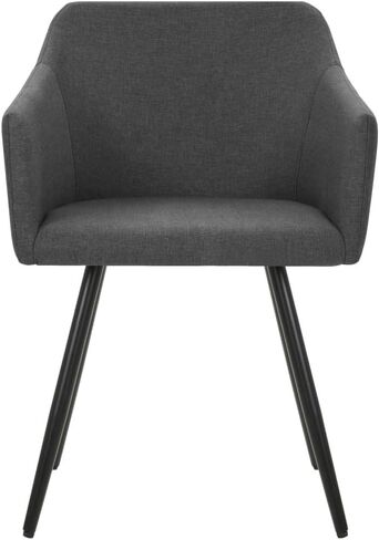 Cream Dining Chairs Set of 2, Fabric Polyester Metal Room Furniture Table Kitchen Modern in Saudi Arabia