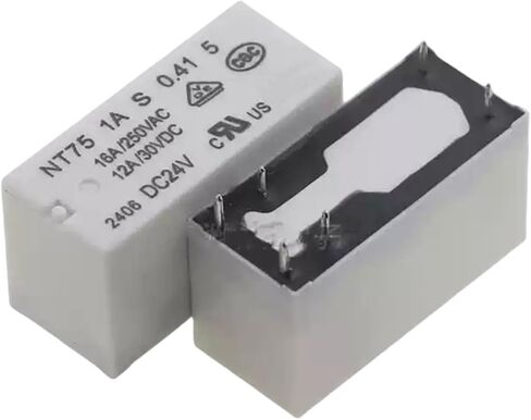 10pcs NT75-1A-S-0.41-5 DC5V DC12V DC24V 16A 6PIN RELAY (NT75-1A-S-0.41-5 12V) in Saudi Arabia