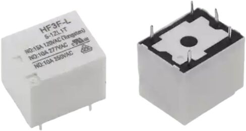 5PCS HF3F-L-5-12-24-1ZL1T 5PIN 10A RELAY HF3F-L-5-12-24-1ZL2T 6PIN 10A 5VDC 12VDC 24VDC (HF3F-L-5-1ZL2T 6PIN) in Saudi Arabia