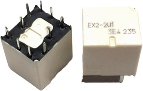 10pcs/Lot Auto Relay EX2-2U1S EX2-2U1L EX2-2U1J EX2 2U1S EX2 2U1L EX22U1 RELAY CANTER DOP DIP10 25A (EX2-2U1) in Saudi Arabia