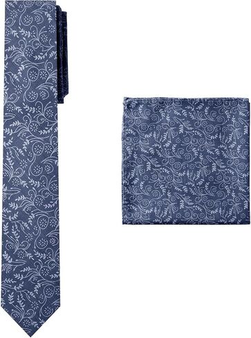 Jacob Alexander Matching Men's Floral Neck Tie and Hanky in Saudi Arabia
