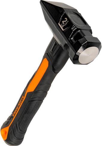 أدوات Klein H80602 Sledgehammer ، 2-1/2 رطل مطرقة الحدادة مع مقبض الألياف الزجاجية ووجه إسفين ، تصميم مقاوم للصدمات للضرب والهدم ، ويشمل حبل الحبل in Kuwait