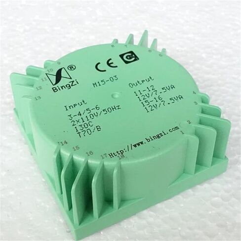 M15 Series 15W محول حلقة الختم مع لوحة التثبيت PCB مزدوجة 7.5V 9V 12V (بدون ثنائي الفينيل متعدد الكلور ، 9V) in Saudi Arabia
