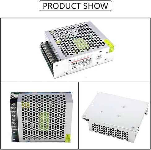 5V 60W Switch Power Supply Aluminum Case 100-240V AC to DC 5 Volts 60 Watts 12A Indoor LED Driver Transformer Converter Adapter in Saudi Arabia