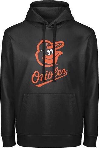 FOCO MLB Men's Official Primary Logo Wordmark Performance Pullover Hoodie Sweatshirt in Saudi Arabia