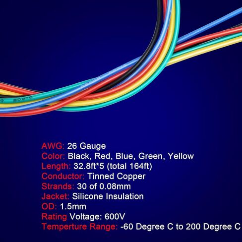 18 Gauge/18 AWG Copper Clad Aluminum 2 Conductor Red Black Electrical Wire 100FT, Flexible PVC Insulated Low Voltage 12V/24V DC Cable for Automotive, Speaker, Subwoofer, LED Strips, RC Car in Saudi Arabia