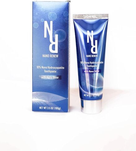 10% Nano Hydroxyapatite Toothpaste (Fluoride Free), with Nano Silver, Natural, Remineralizing, Whitening, Sensitive Teeth, SLS Free, Xylitol Nano-Hydroxyapatite Toothpaste for All Ages, 3.5 oz in Saudi Arabia