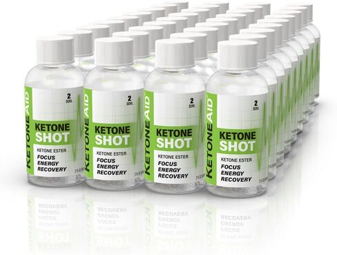 KetoneAid Ketone Shot with Ketone Ester | No Sugar, No Caffeine | 2 Serv. Per Bottle (1 Count) in Kuwait