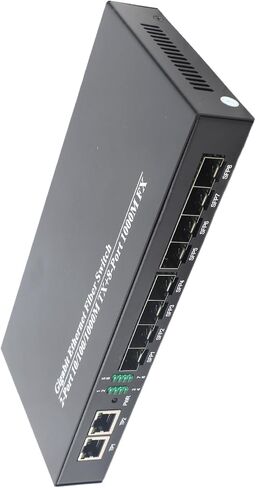 XXSSFP8F2G Gigabit Ethernet Fiber Switch 1 25G Transceiver DC 5V 3A 10 100 1000Mbs Ethernet Fiber SwitchEthernet Fiber TransceiverGigabit Fiber TransceiverNetworking in Saudi Arabia
