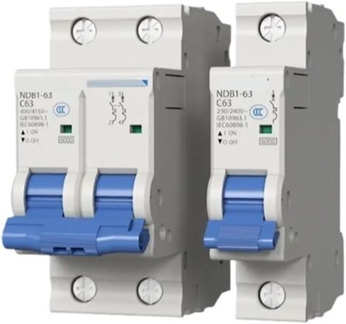 NDB1-63C MCB 6A 16A 25A 32A 63A قاطع الدائرة المصغرة 1P 2P 3P 4P (1P ، 20A) in Kuwait