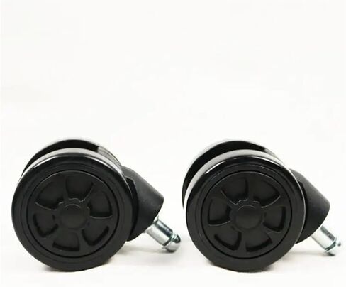 60mm Furniture Office Chair Caster Large Color Casters Car Wheel Style 5Pcs(Light Blue) in Saudi Arabia