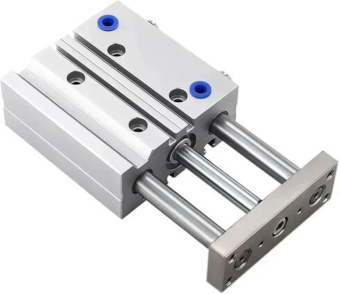 1pcs TCM Series Guided Cylinder 12/16/20/25/32/40/50/63mm Bore Three Axes Three Rods 5-400mm Stroke with Magnet Pneumatic Cylinders(350mm Stroke,63mm Bore) in Saudi Arabia