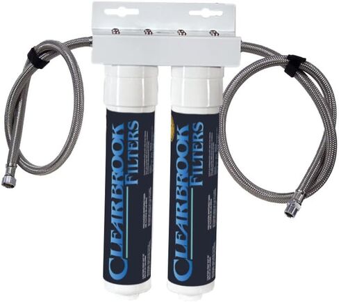 Clearbrook SF-12 Gen4 12-Inch Filter Replacement, Single Stage Quick Connect System, Fits Under Sink, Designed for Use with Kitchen Sink Systems in Saudi Arabia