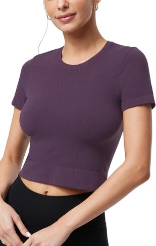 Womens Short Sleeve Tops Crop Tops for Women Going Out Tops Cute Tops for Women Summer Tops Cropped Tees for Women in Saudi Arabia