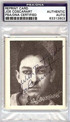 Joe Coscarart موقعة 1972 بطاقة TCMA Brooklyn Dodgers ، Pittsburgh Pirates PSA/DNA #83312603 - MLB بطاقات البيسبول الموقعة MLB in Saudi Arabia