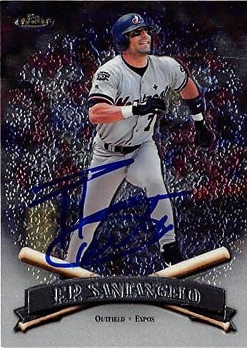 واو. بطاقة البيسبول التي تم توقيعها Santangelo (Expos Montreal) 1998 Topps أفضل #112 - بطاقات موقعة للبيسبول in Saudi Arabia