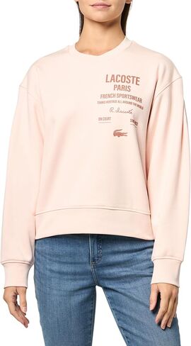 Lacoste Women's Heritage Crew Neck Sweatshirt in Saudi Arabia