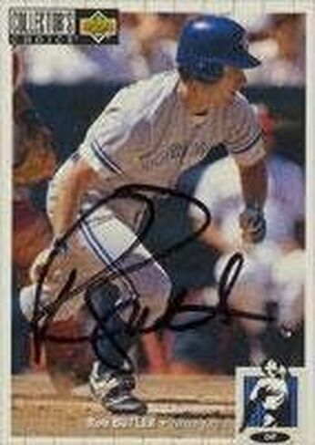 Rob Butler Toronto Jays 1994 Upper Deck Collector's Choice Autographed Card. This item comes with a certificate of authenticity from Autograph-Sports. Autographed - MLB Autographed Baseball Cards in Saudi Arabia