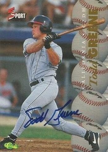 بطاقة لعبة البيسبول الموقعة Todd E (California Angels) 1995 Classic 5 Sport Rookie - Baseball Slabbed Cardsed Rookie Cards in Saudi Arabia