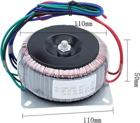 حلقة K500W 220V إلى 24V28V محول الطاقة الأمامي والخلفي مضخم المرحلة الأمامية والخلفية منخفضة (مزدوجة 28 فولت 12V) in Kuwait