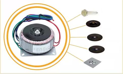 حلقة K500W 220V إلى 24V28V محول الطاقة الأمامي والخلفي مضخم المرحلة الأمامية والخلفية منخفضة (مزدوجة 28 فولت 12V) in Kuwait