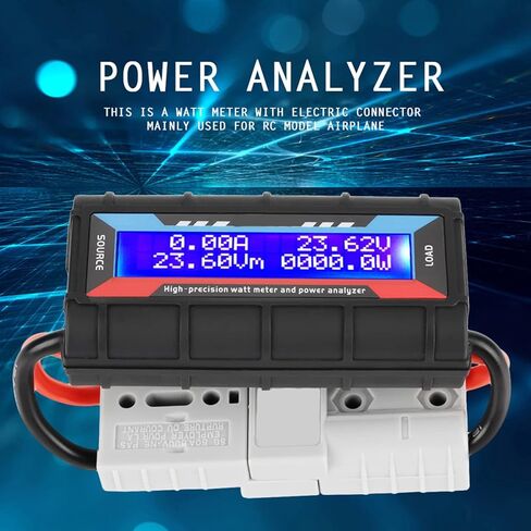 Zerone RC Power Tester ، Digital LCD Display Voltage AMP Meter 8V-60V High Watt Meter لطائرة RC Model (130A) in Saudi Arabia