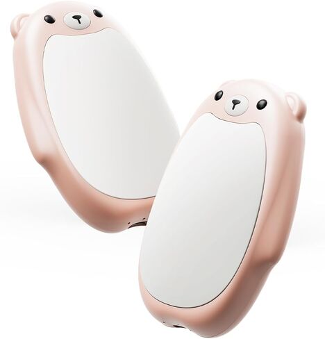 SWEETFULL Hand Warmers Rechargeable – Cute Bear, 2 Pack Magnetic Hot Hands, Reusable Electric Pocket Heater, Great Gift for Daughter, Kids, Wife, or Bestie, Portable for Outdoor & Camping in Kuwait