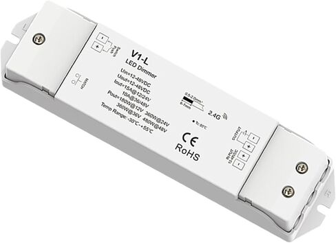 LED وحدة التحكم V1-L DC12V-48V 1 قناة PWM RF 2.4 جيجا هرتز التحكم اللاسلكي التحكم عن بُعد مصابيح LED LED Single in Saudi Arabia