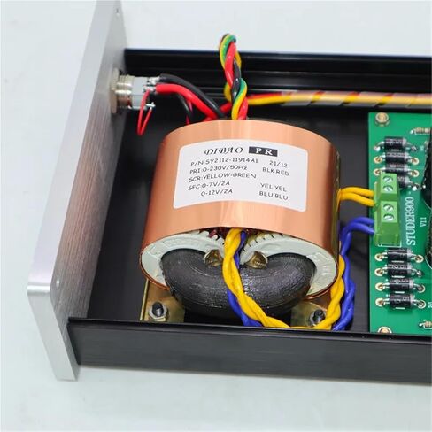 50W R Core Transformer Studer900 HIFI Linear Power Supply 2 Way Output DC5V-DC24V PSU لـ Amplifier (DIY ، 115V) in Kuwait