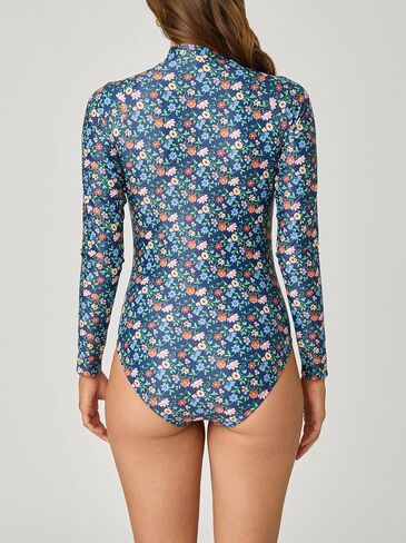Shoshanna Women's Santana Floral Long Sleeve Rashguard in Saudi Arabia