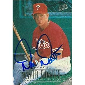 David Doster autographed Baseball Card (Philadelphia Phillies) 1996 Fleer Ultra #518 - Autographed Baseball Cards in Saudi Arabia