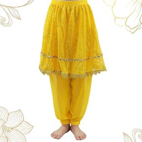 MUNAFIE Belly Dance Pants and Skirt for Fancy Dress Party Outfit Comfortable and Stylish Dancewear for Women Blue in Kuwait