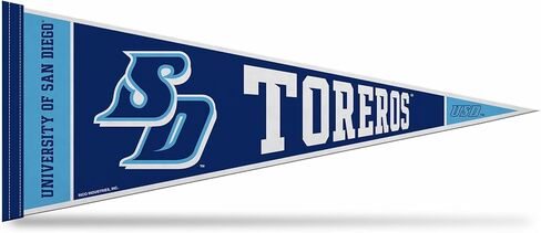 Rico Industries NCAA San Diego Toreros 12" x 30" Felt Wall Décor Pennant - Great for Home/Bed Room/Man Cave Décor in Saudi Arabia