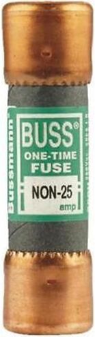 Bussmann BP/NON-25 25 Amp One-Time Cartridge Fuse Non-Current Limiting Class K5 250V UL Listed Carded, by Bussmann in Saudi Arabia