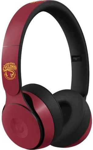 Skinit Decal Audio Skin Compatible with Beats Solo Pro - Officially Licensed Iowa State University Collegiate Text Design in Kuwait