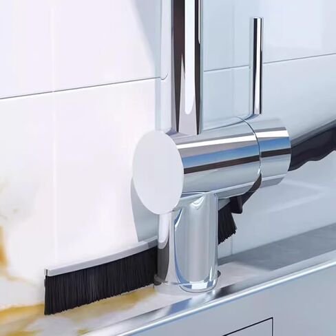 Window Track Cleaning Brush with Hidden Scraper for Sliding Door and Window Tracks, Shutters, Kitchen Sink Cleaning in Kuwait
