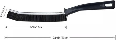 Window Track Cleaning Brush with Hidden Scraper for Sliding Door and Window Tracks, Shutters, Kitchen Sink Cleaning in Kuwait