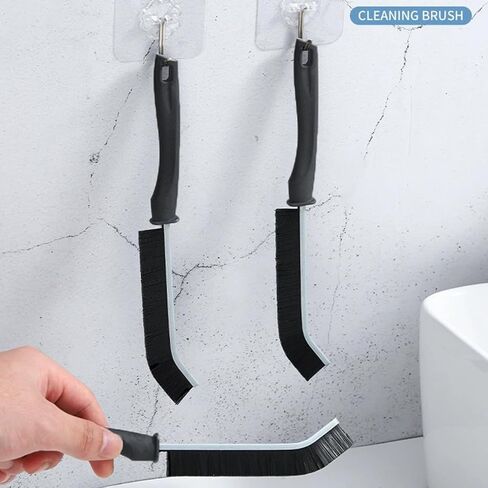Window Track Cleaning Brush with Hidden Scraper for Sliding Door and Window Tracks, Shutters, Kitchen Sink Cleaning in Kuwait