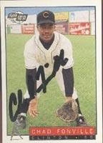 Chad Fonville Clinton Giants - Giants Affiliate 1993 Fleer Excel Autographed Card - Minor League Card. This item comes with a certificate of authenticity from Autograph-Sports. Autographed - Baseball in Saudi Arabia