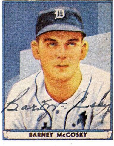 Topps Barney McCosky Cardball Reprint Card - بطاقات البيسبول الموقعة in Saudi Arabia