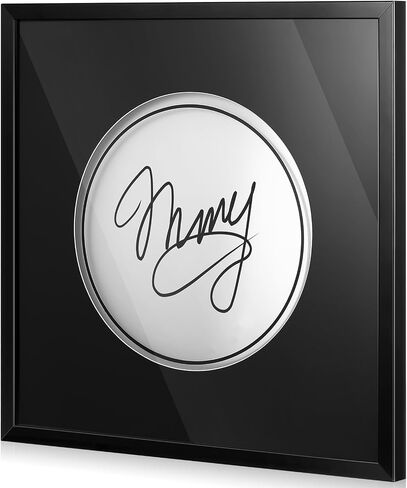 Drum Head Display Frame Wall Mount Wooden Drum Head Display Case Cabinet W/98% UV Acrylic Door Lockable Rack Storage Shadow Box for Collection Musician Collector Memorabilia(14" Drumhead) in Saudi Arabia