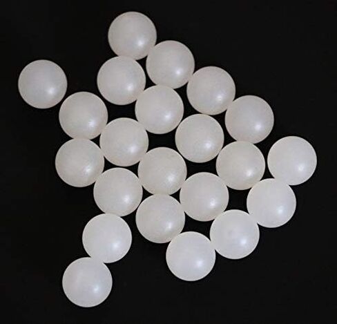 18mm 100pcs Polypropylene (PP) Solid Plastic Bearing Balls in Saudi Arabia