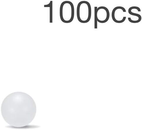 18mm 100pcs Polypropylene (PP) Solid Plastic Bearing Balls in Saudi Arabia