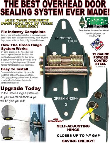 Energy Saving Garage Door Hinge - Residential 5 Panel 12' Wide & Over and Commercial 5 Panel Door Up to 20’ MFG# C4416-50 in Saudi Arabia
