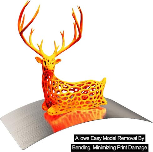 Resin 3D Printer Build Plate for Elegoo Mars 2 Pro / Mars 2 / Mars 4 DLP ، Nova 3D Pene 4 ، 2pcs spring Steel Sheet Feathible and 1pcs base magnetic form in Kuwait