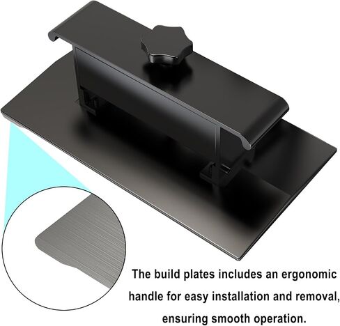 Resin 3D Printer Build Plate for Elegoo Mars 2 Pro / Mars 2 / Mars 4 DLP ، Nova 3D Pene 4 ، 2pcs spring Steel Sheet Feathible and 1pcs base magnetic form in Kuwait