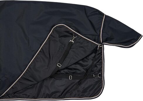 HORZE Pony Glasgow Light Weight Turnout Blanket 100g - Dark Blue - 49 in in Saudi Arabia