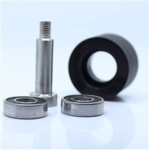Power Transmission Products PU 698 Bearing 8x40x30mm Rubber-Coated Bearing Wheel for Currency Count Machine Wear-Resistant Guide Wheel Ball Bearings(10Pcs) in Saudi Arabia