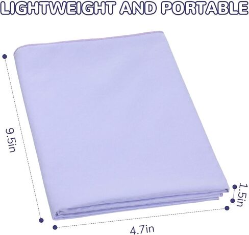 Peryiter 2Pack 72 × 24 '' حزمة منشفة اليوغا الساخنة مع نقطة قبضة ، مناشف حصيرة الألياف اللزجة غير المنزلق لليوغا الساخنة ، غطاء العرق الدقيق لعرق الألياف الدقيقة التمرين للياقة بيلاتيس تمرين (أرجوانية خفيفة) in Kuwait